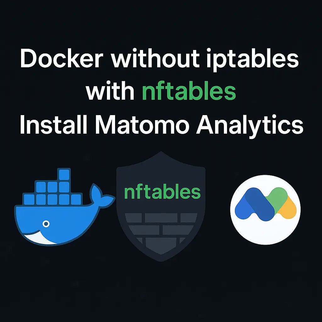 Docker a nftables: instalace Matomo Analytics